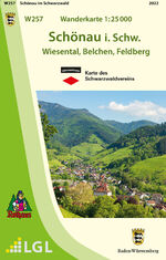 ISBN 9783863984830: Topographische Wanderkarte Baden-Württemberg Schönau im Schwarzwald