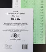 ISBN 9783864531408: DürckheimRegister - HGB im dtv (2020) - 85 bedruckte Griffregister für Gesetzessammlungen