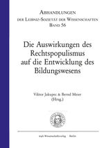 ISBN 9783864642029: Die Auswirkungen des Rechtspopulismus auf die Entwicklung des Bildungswesens