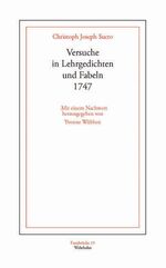 ISBN 9783865250780: Versuche in Lehrgedichten und Fabeln. 1747