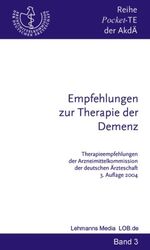 ISBN 9783865411815: Empfehlungen zur Therapie der Demenz