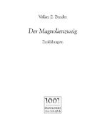 ISBN 9783865481962: Der Magnolienzweig