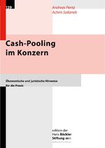 ISBN 9783865930163: Cash-Pooling im Konzern. Ökonomische und juristische Hinweise für die Praxis