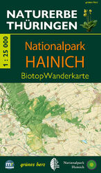 ISBN 9783866369467: Wanderkarte Nationalpark Hainich – BiotopWanderkarte
