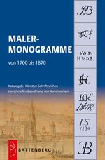 ISBN 9783866460645: Malermonogramme von 1700 bis 1870