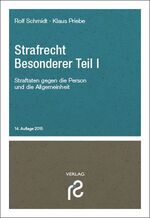 ISBN 9783866511514: Strafrecht Besonderer Teil I – Straftaten gegen die Person und die Allgemeinheit