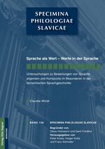 Claudia Woldt: Sprache als Wert - Werte Claudia Woldt: Sprache als Wert - Werte