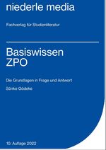 ISBN 9783867241366: Basiswissen ZPO - 2022 - Die Grundlagen in Frage und Antwort