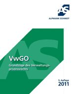 ISBN 9783867522021: VwGO : Grundzüge des Verwaltungsprozessrechts