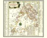 Historische Karte: Amt BORNA, 1758 [Plano] – KURFÜRSTENTUM SACHSEN | LEIPZIGER KREIS