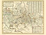 Accurate geographische Delineation derer zu dem Meissnischen Creisse gehörigen Aemmter Stolpen und Radeberg mit Lausiz - nebst anderen dar angrentzenden Aemtern und Gegenden