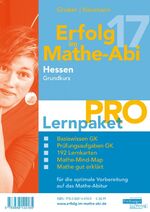 ISBN 9783868144185: Erfolg im Mathe-Abi 2017 Hessen Lernpaket Pro Grundkurs – mit der Original Mathe-Mind-Map