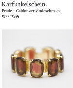 ISBN 9783868330199: Karfunkelschein. Prade - Gablonzer Modeschmuck 1922 - 1995. Herausgegeben von Cornelie Ueding.