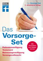 ISBN 9783868512939: Das Vorsorge-Set: Patientenverfügung, Testament, Betreuungsverfügung, Vorsorgevollmacht I Von Stiftung Warentest