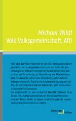 ISBN 9783868543094: Volk, Volksgemeinschaft, AfD