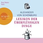 ISBN 9783870244798: Lexikon der überflüssigen Dinge ZUSTAND SEHR GUT