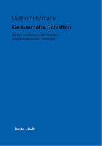 ISBN 9783871188718: Gesammelte Schriften / Studien zur Nordischen und Germanischen Philologie Band 1 - Studien zur Friesischen und Niederdeutschen Philologie Band 2