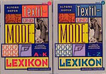 ISBN 9783871505188: Textil- und Modelexikon, 2 Bde. (Gebundene Ausgabe) Alfons Hofer 2 Bände  : Bd. 1. A-K  /Bd. 2. L-Z.Textilexikon Die 7. Auflage des Textil- und Modelexikons, nunmehr in zwei Bänden, präsentiert sich m