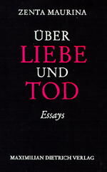 ISBN 9783871640711: Über Liebe und Tod. Essays. 4. Auflage.