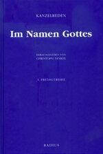 ISBN 9783871733314: Im Namen Gottes 1 – Kanzelreden zur ersten Perikopenreihe