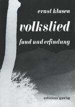 ISBN 9783872520050: Volkslied - Fund und Erfindung