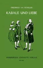 ISBN 9783872910608: Hamburger Lesehefte, Nr.61, Kabale und Liebe: Ein bürgerliches Trauerspiel