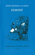 ISBN 9783872910615: Egmont - Ein Trauerspiel in fünf Aufzügen