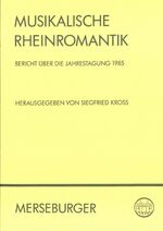 ISBN 9783875372342: Musikalische Rheinromantik