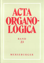 ISBN 9783875372588: Acta Organologica