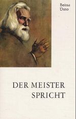 ISBN 9783876670256: Der Meister spricht