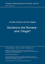 Gončarovs drei Romane - eine Trilogie?