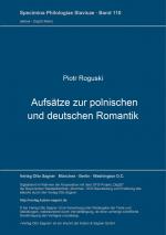 ISBN 9783876906478: Aufsätze zur polnischen und deutschen Romantik