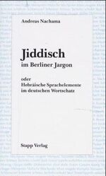 ISBN 9783877764176: Jiddisch im Berliner Jargon