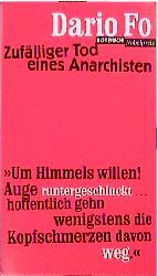 ISBN 9783880229068: Zufälliger Tod eines Anarchisten. Berlin: Rotbuch, 1997. 96 Seiten. Kartoniert.