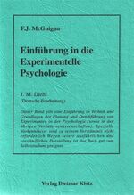 ISBN 9783880741232: Einführung in die experimentelle Psychologie / Einführung in die experimentelle Psychologie