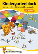ISBN 9783881006163: Kindergartenblock ab 3 Jahre - Meine ersten Rätsel und Denkspiele - Bunter Rätselblock - Sinnvolle Beschäftigung die Spaß macht