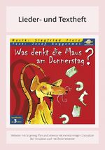 ISBN 9783881242264: Was denkt die Maus am Donnerstag? – Lieder- und Textheft: 32 Seiten · A5 Heft · Melodien und Text mit Gitarrengriffen