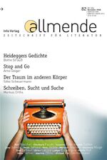 allmende. Zeitschrift für Literatur