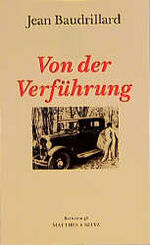 ISBN 9783882212617: Von der Verführung