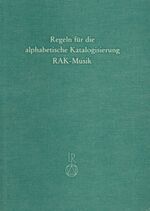 Sonderregeln für Musikalien und Musiktonträger (RAK-Musik)