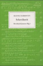 ISBN 9783883753980: Hanne Darboven. Schreibzeit.