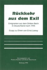 ISBN 9783883773780: Rückkehr aus dem Exil. Emigranten aus dem Dritten Reich in Deutschland...