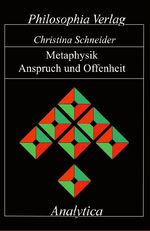 ISBN 9783884051306: Metaphysik – Anspruch und Offenheit