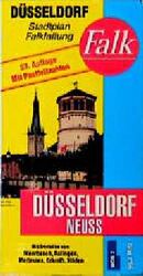 Düsseldorf - Neuss, Meerbusch, Ratingen, Mettmann, Erkrath, Hilden ; Stadtplan ; mit Postleitzahlen