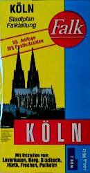 Köln - mit Ortsteilen von: Leverkusen, Berg. Gladbach, Hürth, Frechen, Pulheim ; Stadtplan ; mit Postleitzahlen