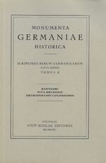 ISBN 9783886120109: Ruotgers Lebensbeschreibung des Erzbischofs Bruno von Köln