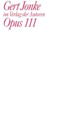 ISBN 9783886611423: Opus 111 – Ein Klavierstück