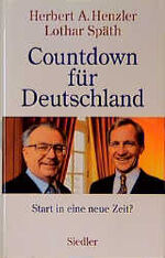 ISBN 9783886805761: Countdown für Deutschland