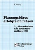 ISBN 9783887848118: Planungsbüros erfolgreich führen