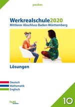 ISBN 9783889977472: Werkrealschule 2020 - Mittlerer Abschluss Baden-Württemberg Lösungen: Deutsch, Mathematik, Englisch (pauker.)